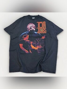 Vintage 1994 Tom Jones T-shirt World Tour Size Large Front & Back Print 90s Tee